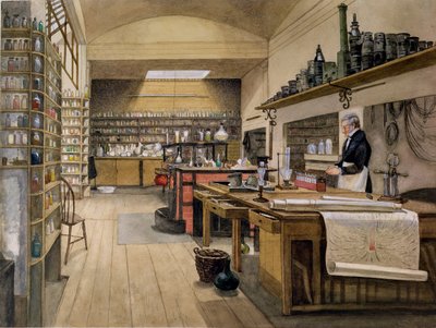 Sergeant Anderson im Kellerlabor, 1852 von Harriet Jane Moore